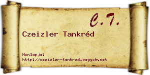 Czeizler Tankréd névjegykártya